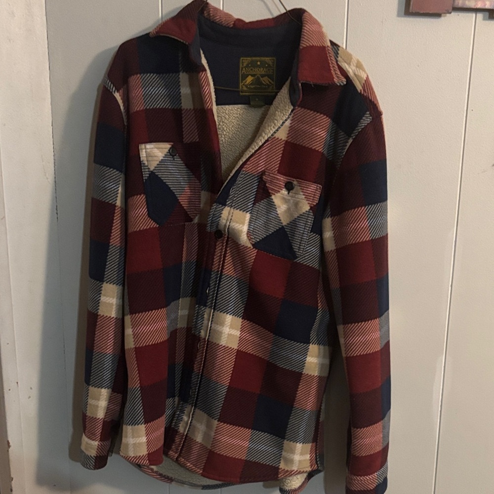 Plaid Sherpa-Lined Jacket Anchorage Expedition